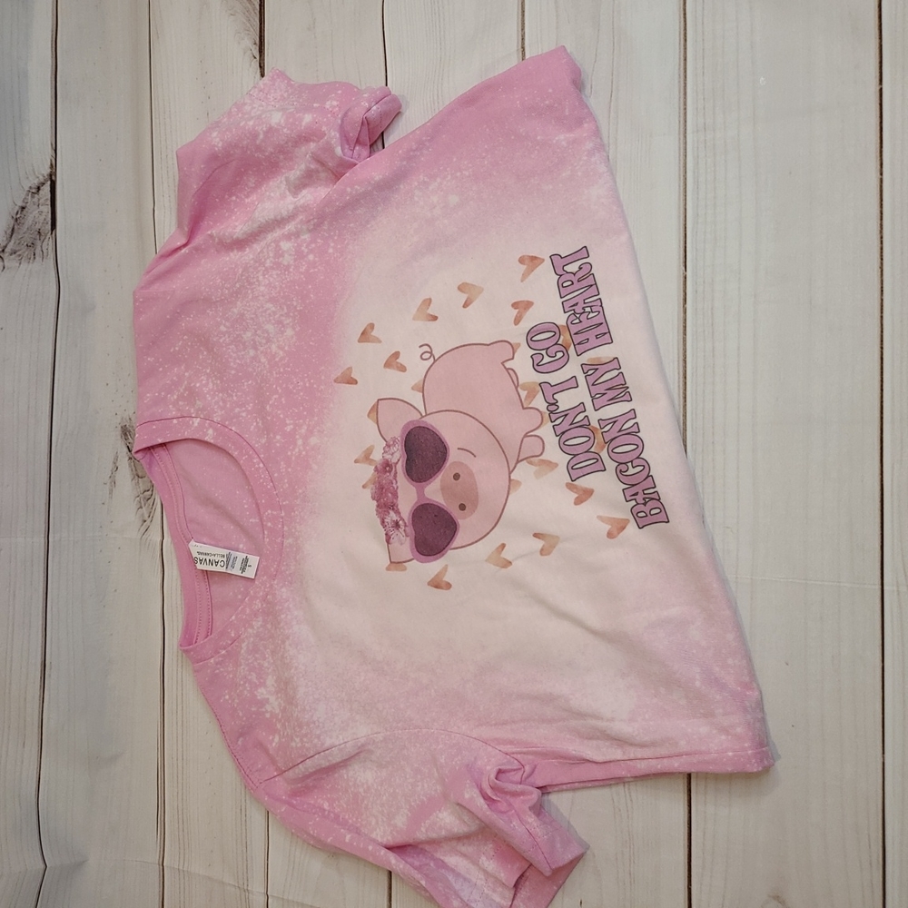 Don''t go Bacon my Heart - Sublimation bleached shirt